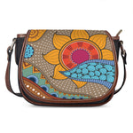 African Sun Print Saddle Bag