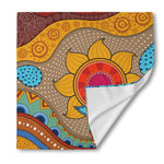 African Sun Print Silk Bandana