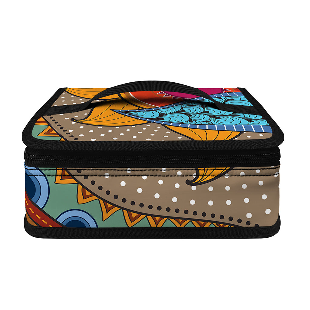 African Sun Print Small Lunch Bag