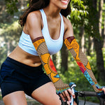 African Sun Print Sun Protection Arm Sleeves