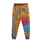 African Sun Print Sweatpants