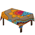 African Sun Print Tablecloth