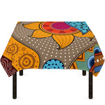 African Sun Print Tablecloth