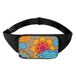 African Sun Print Waist Bag