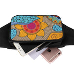 African Sun Print Waist Bag