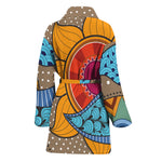 African Sun Print Women's Bathrobe