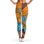 African Sun Print Women's Leggings