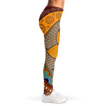 African Sun Print Women's Leggings