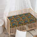African Totem Masks Pattern Print Baby Crib Sheet