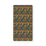 African Totem Masks Pattern Print Baby Crib Sheet
