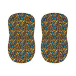 African Totem Masks Pattern Print Bar Stool Covers