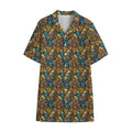 African Totem Masks Pattern Print Cotton Hawaiian Shirt