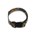 African Totem Masks Pattern Print Dog Collar
