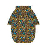 African Totem Masks Pattern Print Dog Zip Up Hoodie