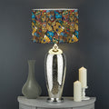 African Totem Masks Pattern Print Drum Lamp Shade