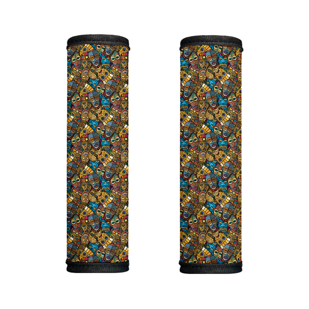 African Totem Masks Pattern Print Handle Covers