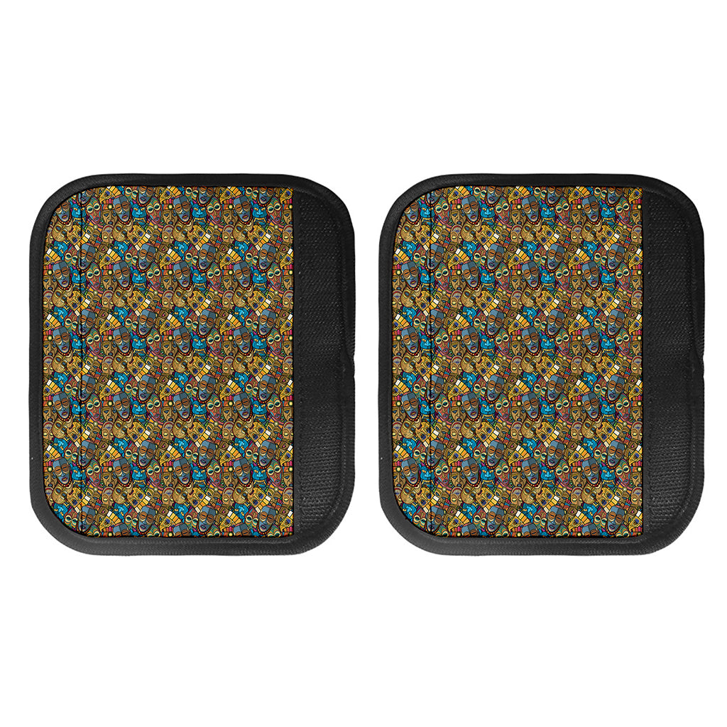 African Totem Masks Pattern Print Handle Covers