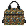 African Totem Masks Pattern Print Insulated Lunch Bag