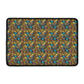 African Totem Masks Pattern Print Kitchen Mat