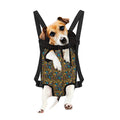 African Totem Masks Pattern Print Pet Carrier Backpack