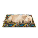 African Totem Masks Pattern Print Pet Cooling Mat Cover