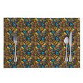 African Totem Masks Pattern Print Placemat