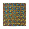 African Totem Masks Pattern Print Silk Bandana