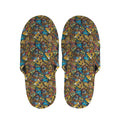 African Totem Masks Pattern Print Slippers