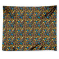 African Totem Masks Pattern Print Tapestry