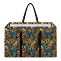 African Totem Masks Pattern Print Utility Tote Bag