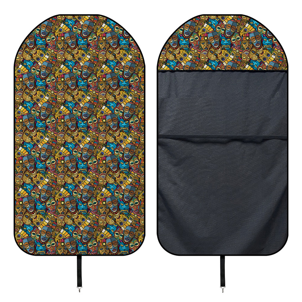 African Totem Masks Pattern Print Waterproof Car Seat Cover