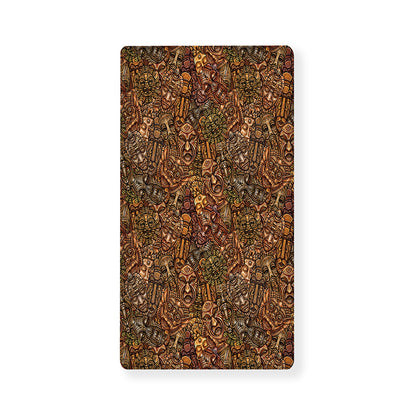 African Totem Pattern Print Baby Crib Sheet