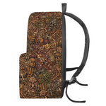 African Totem Pattern Print Backpack