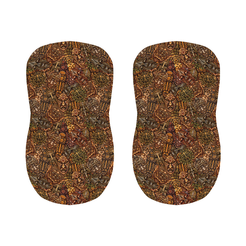 African Totem Pattern Print Bar Stool Covers