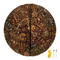 African Totem Pattern Print Basketball