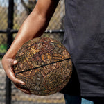 African Totem Pattern Print Basketball