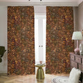 African Totem Pattern Print Dimout Pencil Pleat Curtains