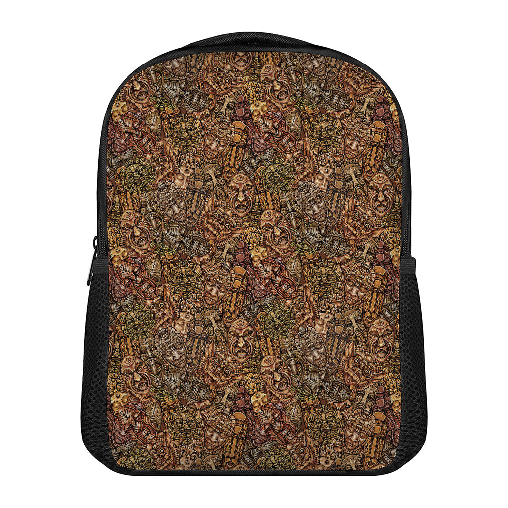 African Totem Pattern Print Casual Backpack