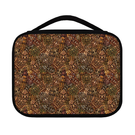African Totem Pattern Print Classic Bible Case