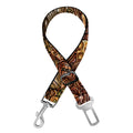 African Totem Pattern Print Dog Seat Belt