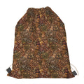 African Totem Pattern Print Drawstring Bag