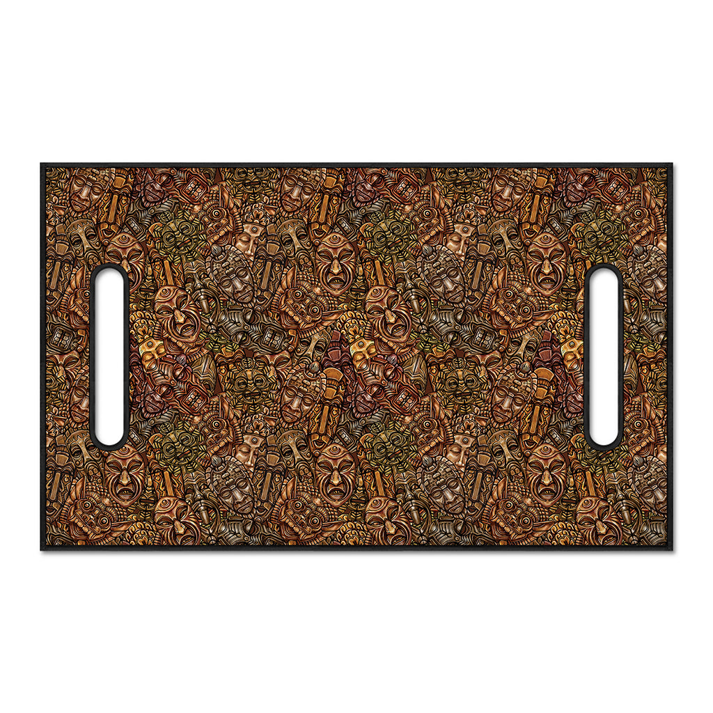 African Totem Pattern Print Golf Cart Seat Cover