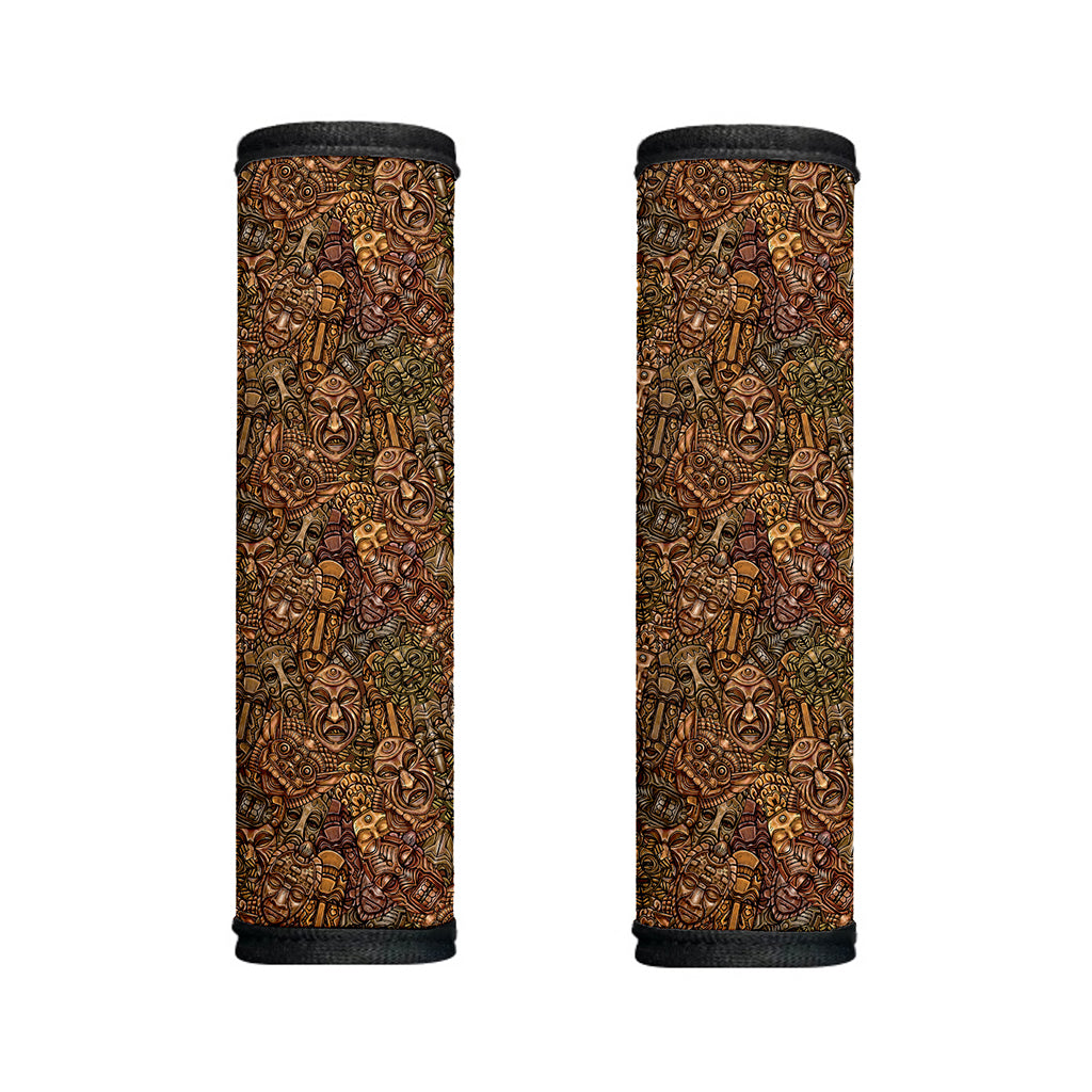 African Totem Pattern Print Handle Covers