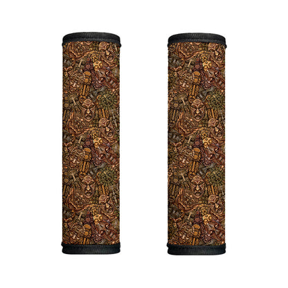 African Totem Pattern Print Handle Covers