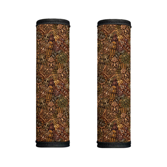 African Totem Pattern Print Handle Covers