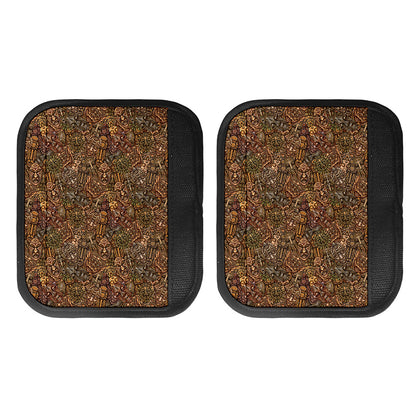African Totem Pattern Print Handle Covers