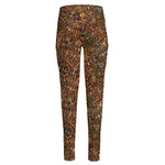 African Totem Pattern Print High-Waisted Pocket Leggings