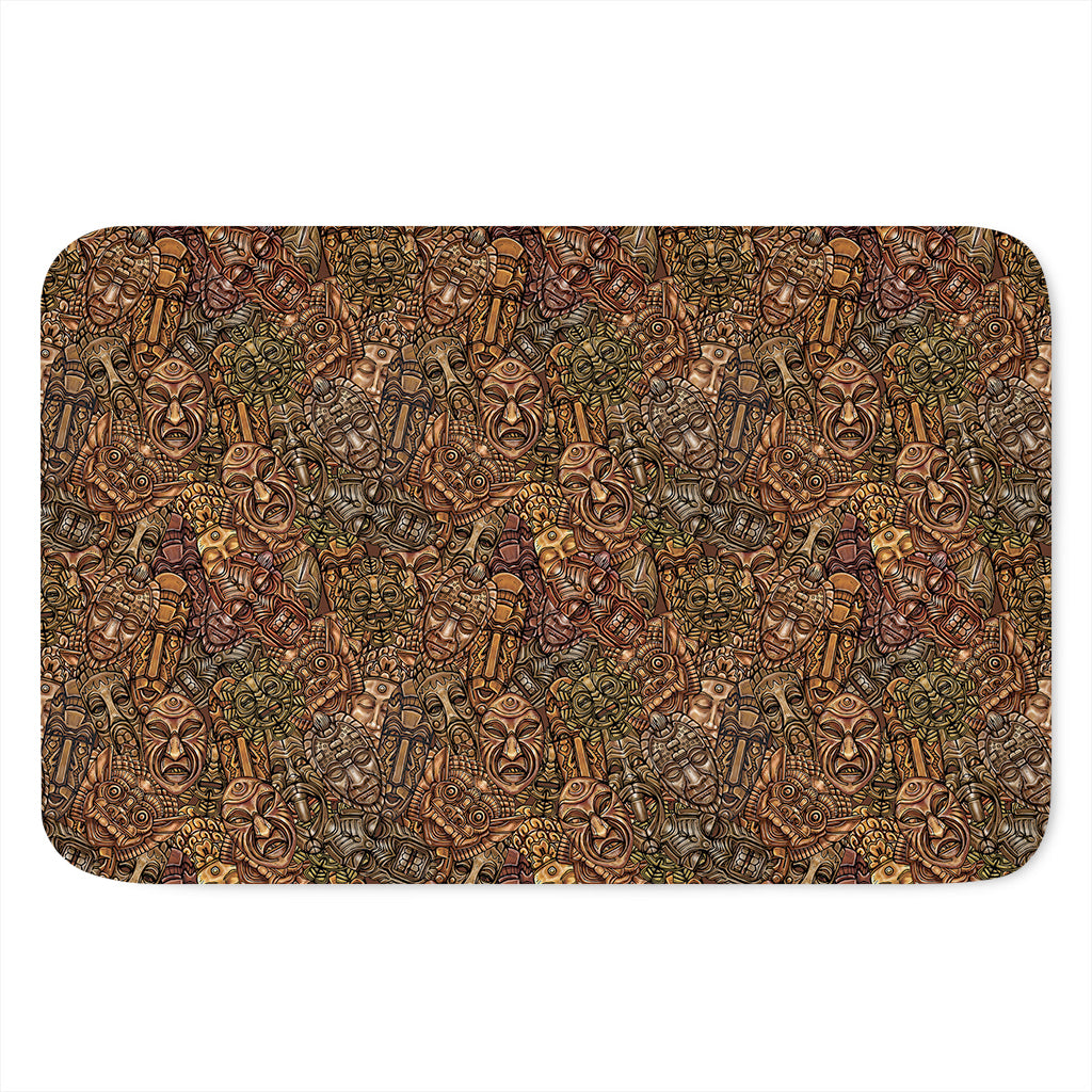 African Totem Pattern Print Indoor Door Mat