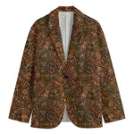 African Totem Pattern Print Men's Blazer
