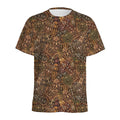 African Totem Pattern Print Men's Athletic T-Shirt